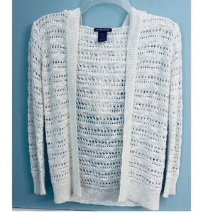 Blush & Bloom Hooded Sweater Hoodie Cardigan Sparkly Holiday Size Large